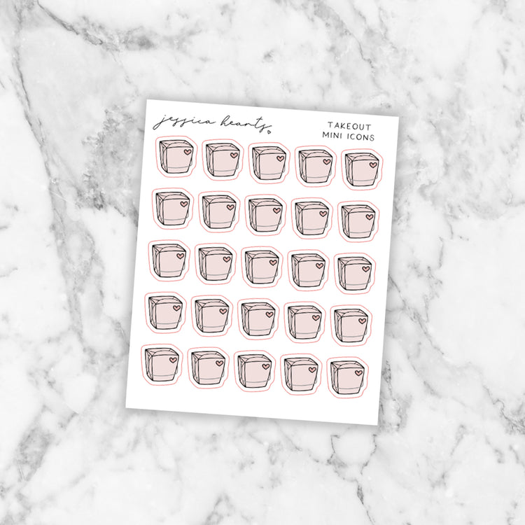 Takeout Mini Icon Sheet