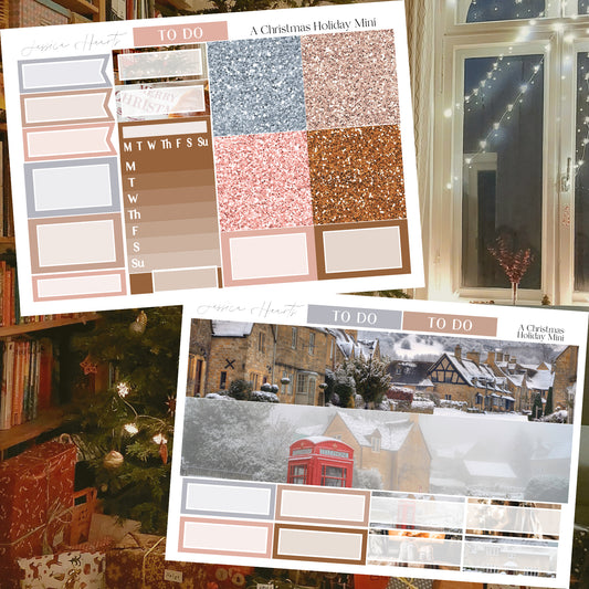 A Christmas Holiday MINI Sticker Kit