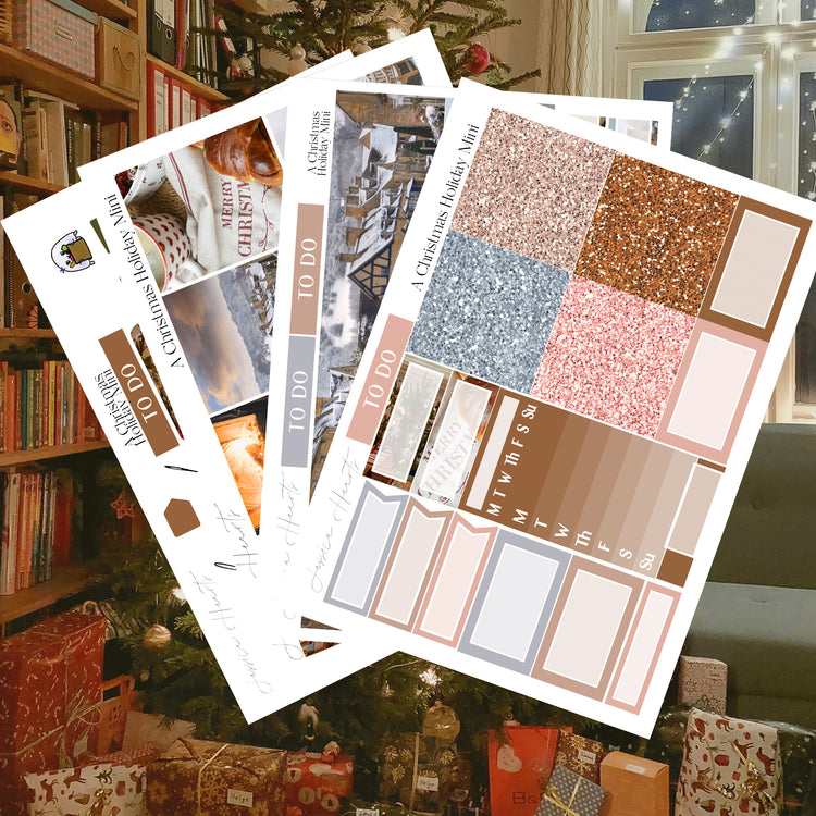 A Christmas Holiday MINI Sticker Kit