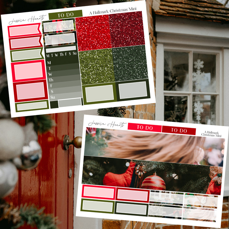 A Hallmark Christmas MINI Sticker Kit