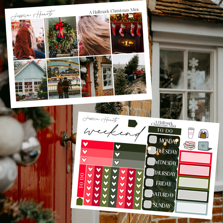 A Hallmark Christmas MINI Sticker Kit