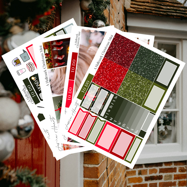 A Hallmark Christmas MINI Sticker Kit