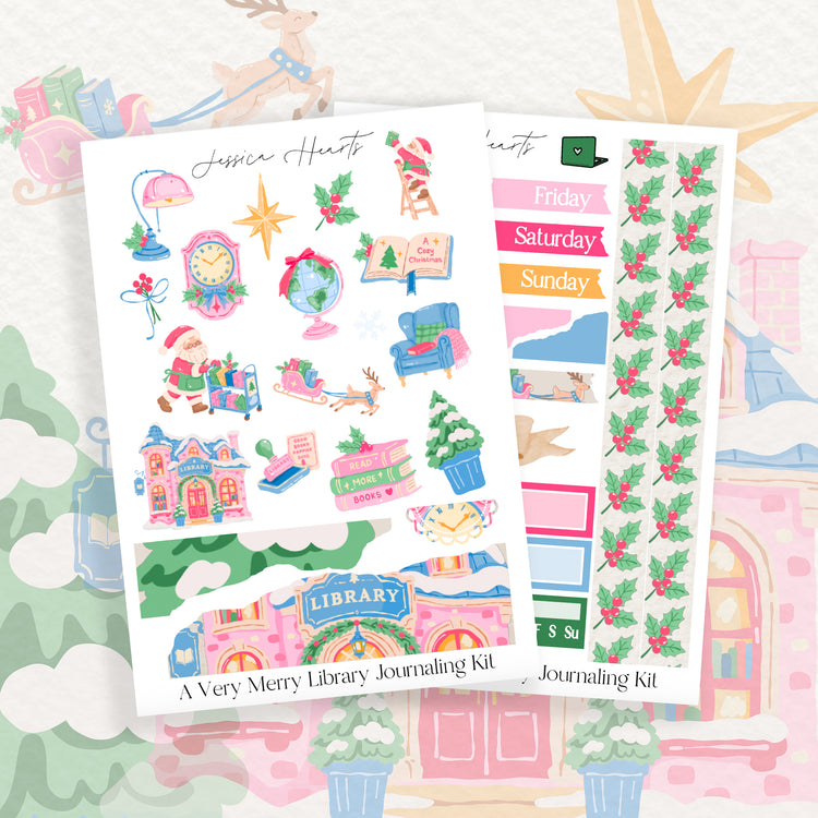 A Very Merry Library Journaling Kit
