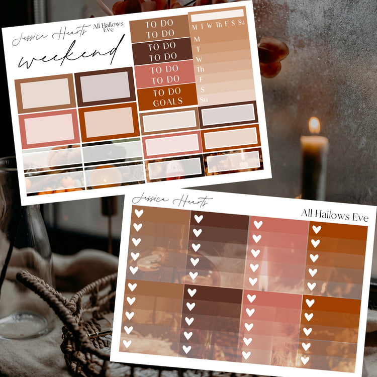 All Hallows Eve Weekly Sticker Kit