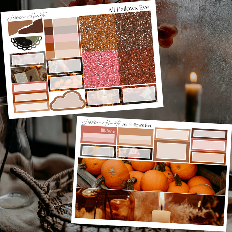 All Hallows Eve Weekly Sticker Kit
