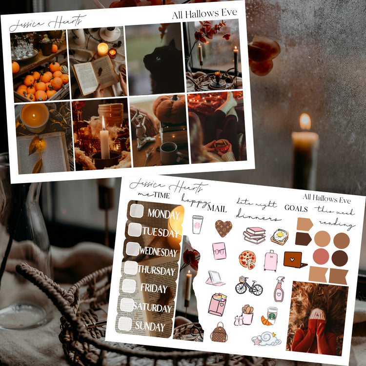 All Hallows Eve Weekly Sticker Kit