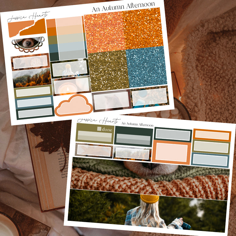 An Autumn Afternoon Weekly Sticker Kit