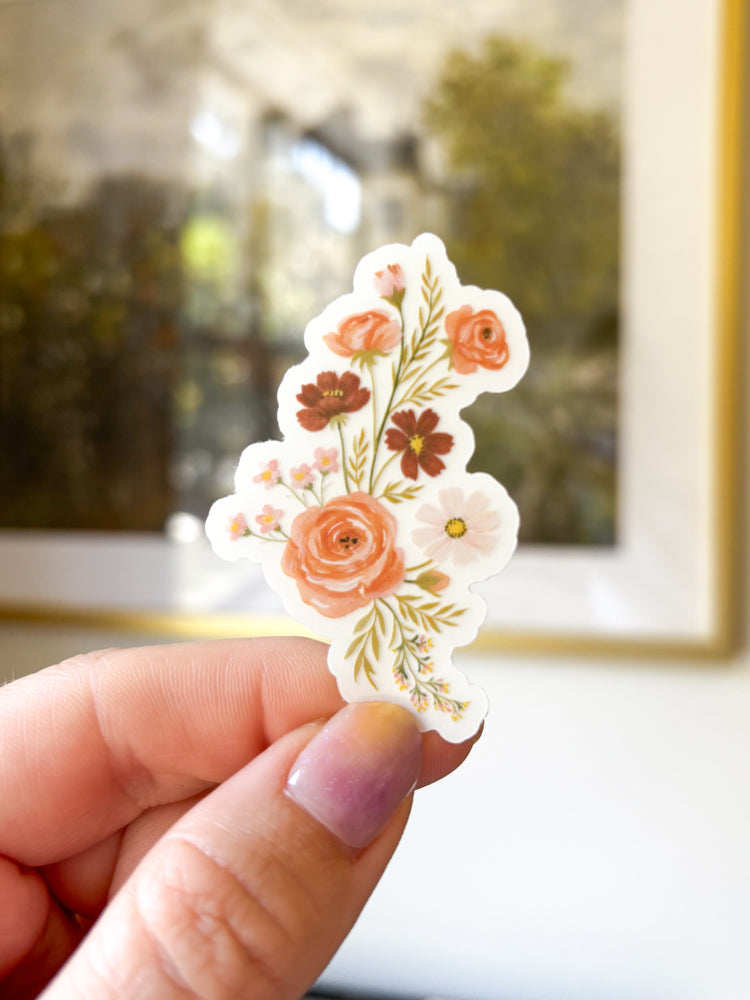 Autumn Bouquet Vinyl Sticker