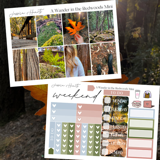 A Wander in the Redwoods MINI Sticker Kit *exclusive*