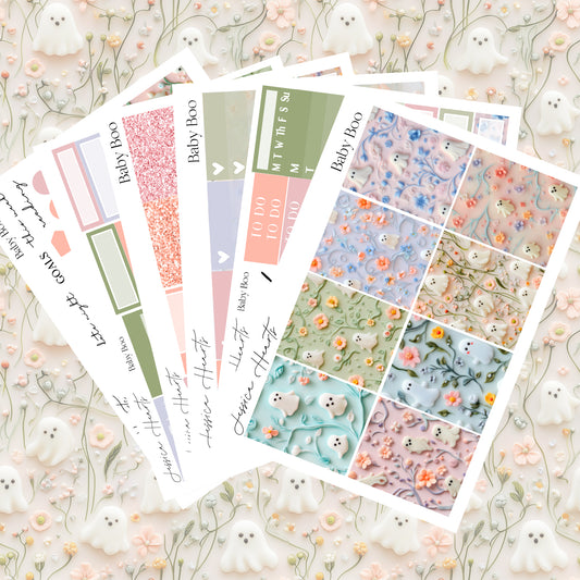 Baby Boo Weekly Sticker Kit