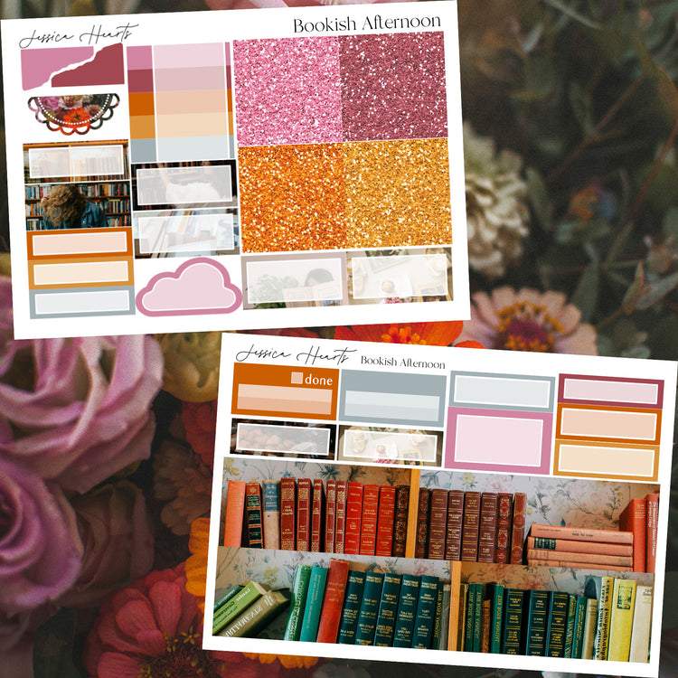 Bookish Afternoon Weekly Sticker Kit