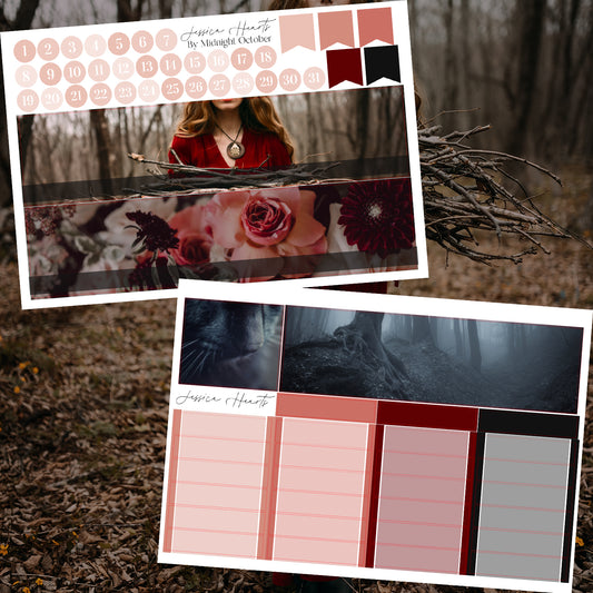 By Midnight October BLANK 2023 Monthly Kit + Foil Overlay