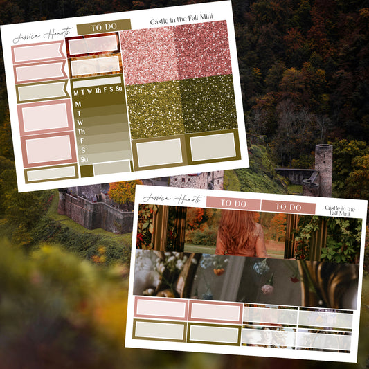 Castle in the Fall MINI Sticker Kit