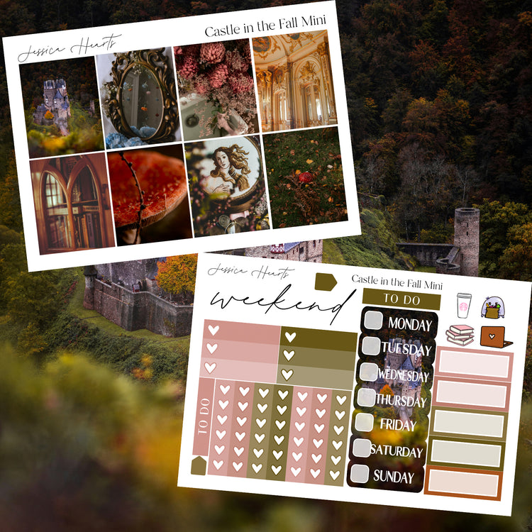 Castle in the Fall MINI Sticker Kit