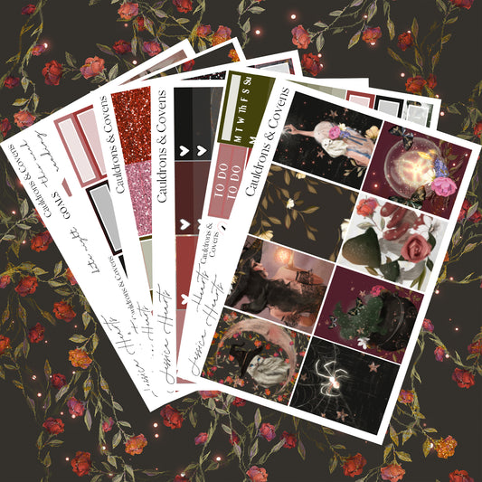 Cauldrons & Covens Weekly Sticker Kit *new format*