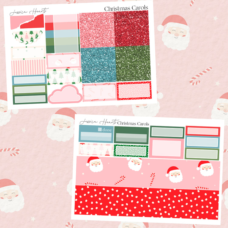 Christmas Carols Weekly Sticker Kit