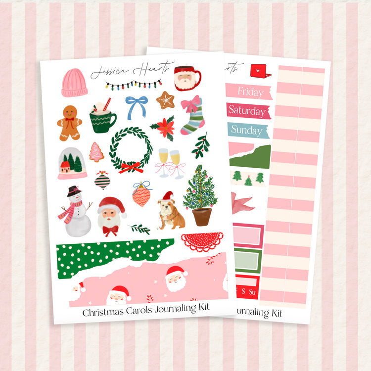 Christmas Carols Journaling Kit