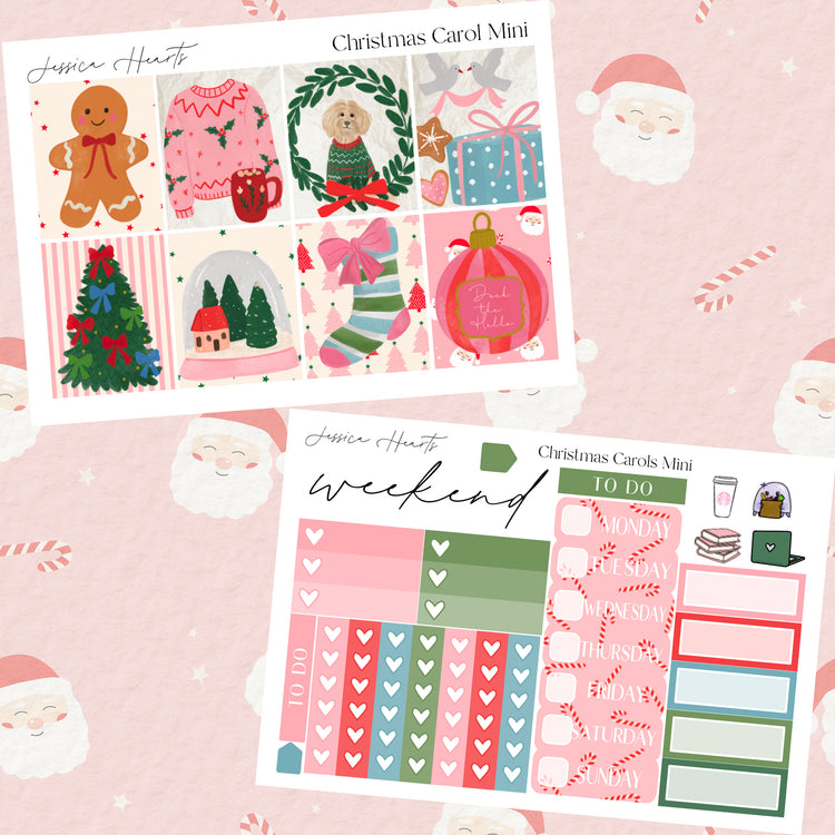 Christmas Carols MINI Sticker Kit