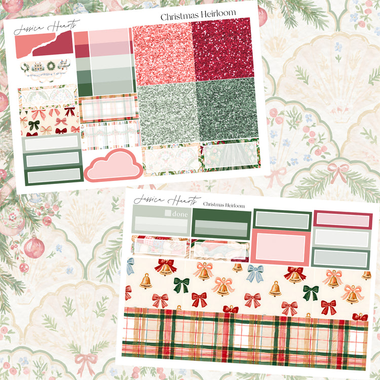 Christmas Heirloom Weekly Sticker Kit
