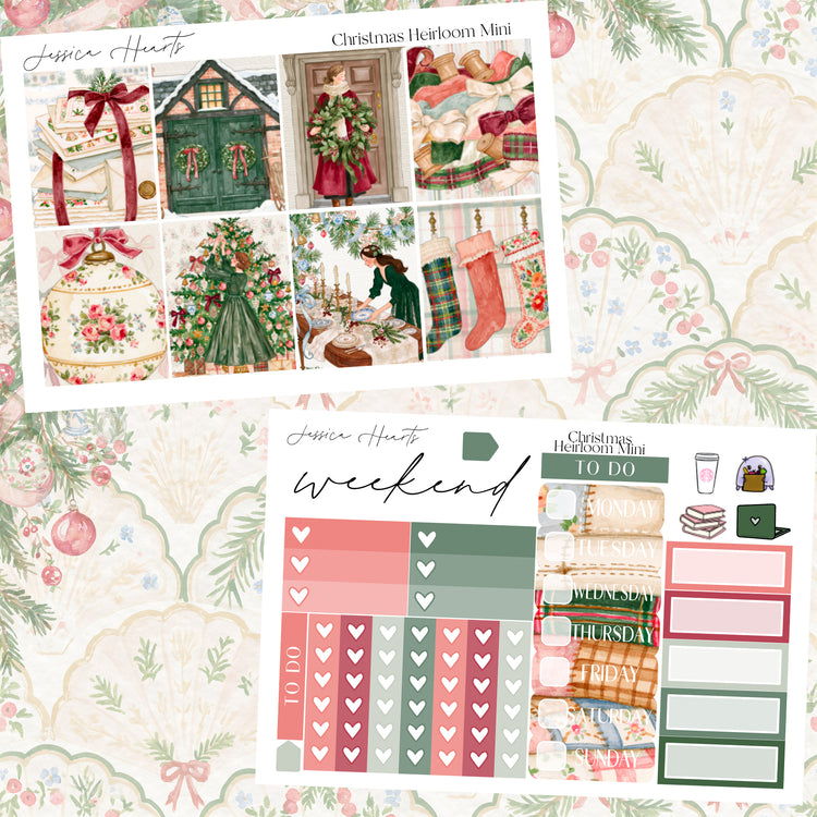 Christmas Heirloom MINI Sticker Kit