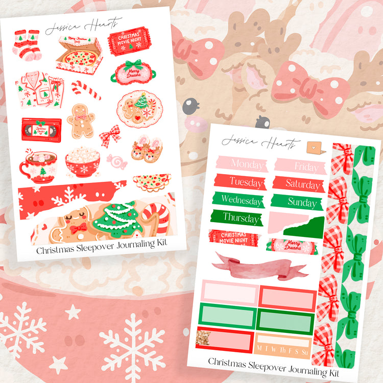 Christmas Sleepover Journaling Kit