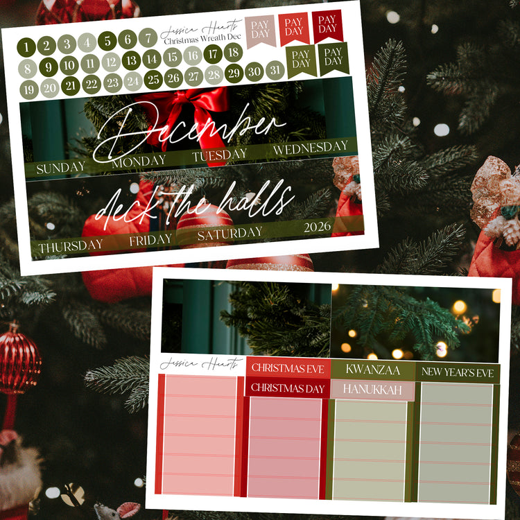 Christmas Wreath 2026 Monthly Kit