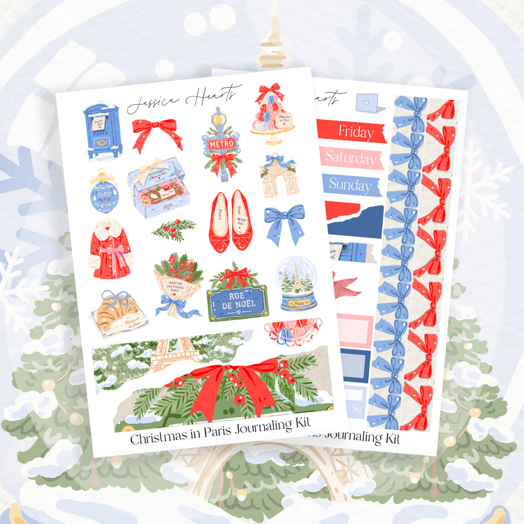 Christmas in Paris Journaling Kit