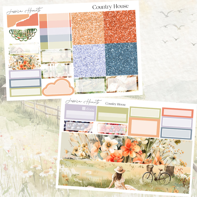 Country House Weekly Sticker Kit