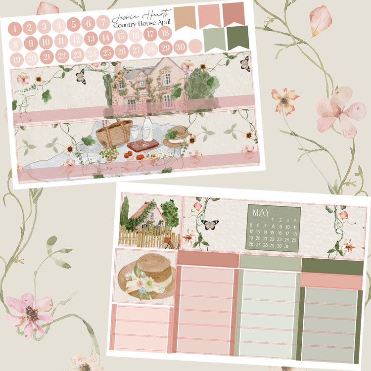 Country House April BLANK 2024 Monthly Kit *NO FOIL*