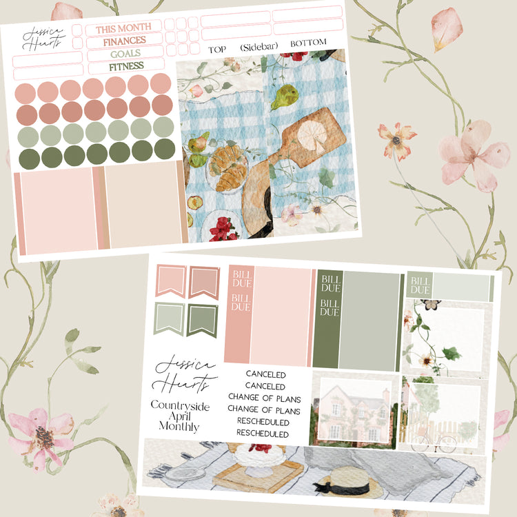 Country House April BLANK 2024 Monthly Kit *NO FOIL*