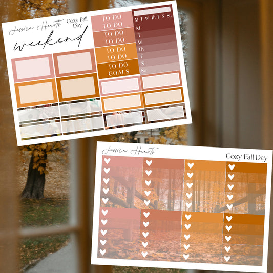 Cozy Fall Weekly Sticker Kit