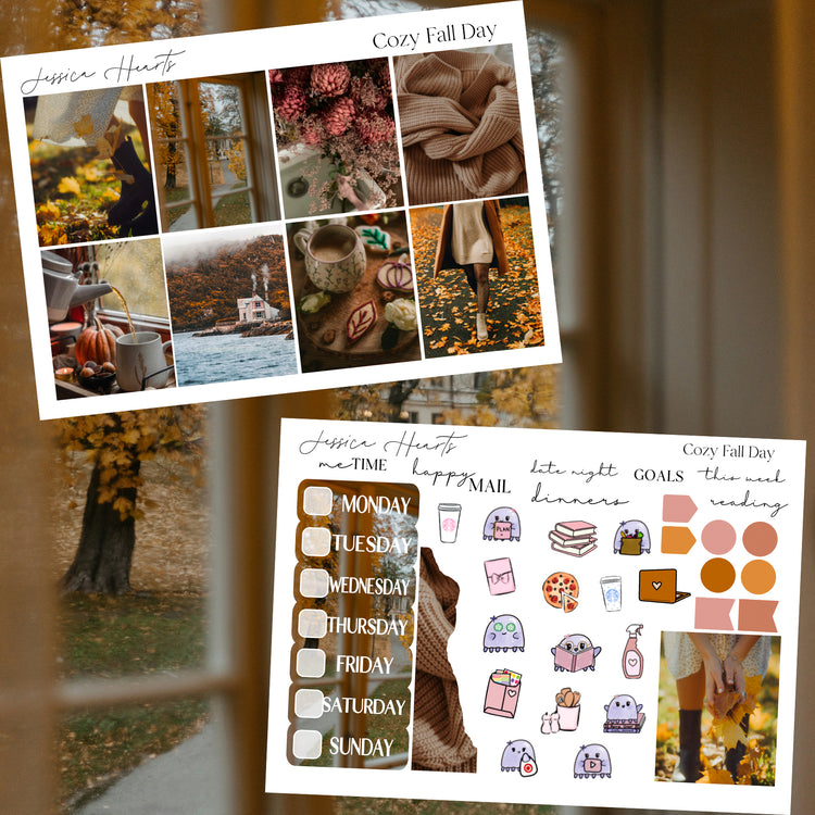 Cozy Fall Weekly Sticker Kit