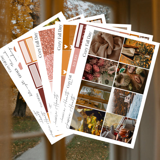 Cozy Fall Weekly Sticker Kit