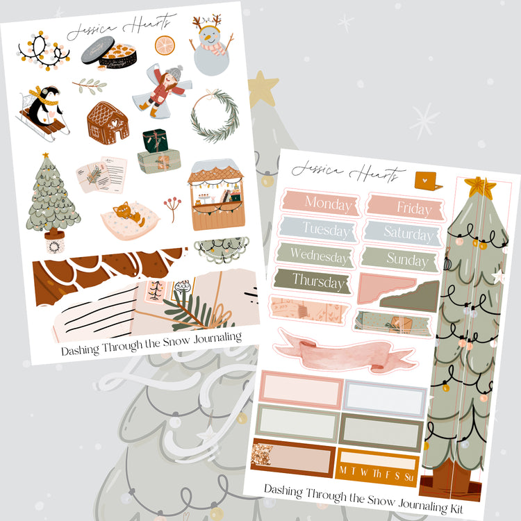Dashing Through the Snow Journaling Kit