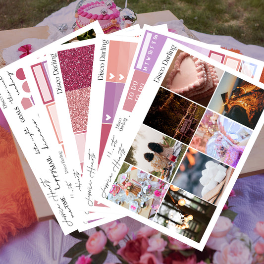 Disco Darling Weekly Sticker Kit