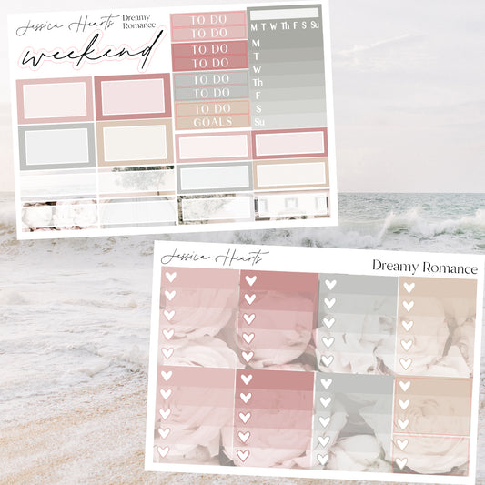 Dreamy Romance Weekly Sticker Kit