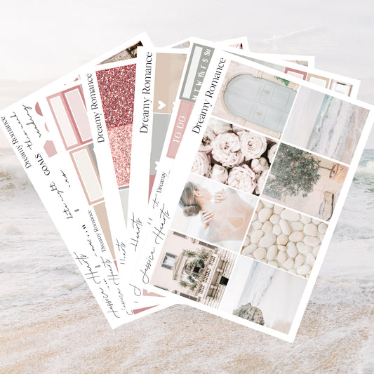 Dreamy Romance Weekly Sticker Kit