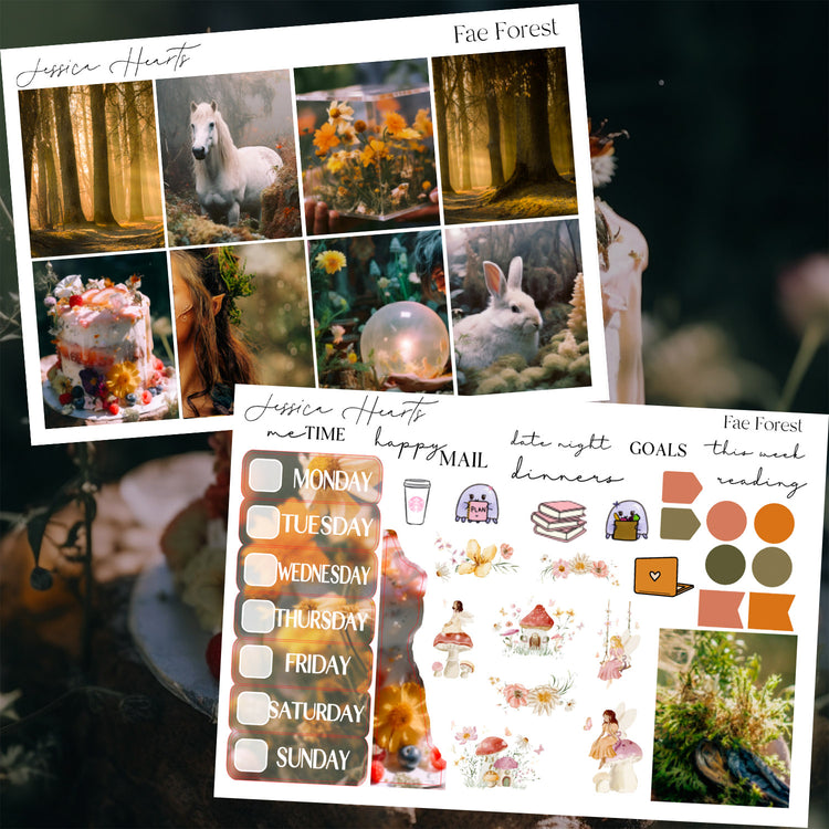 Fae Forest Weekly Sticker Kit *new format*