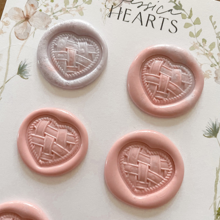 Fairytale Heart Pie Wax Seals
