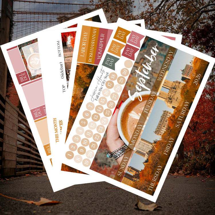 Fall in the City September 2026 Monthly Kit