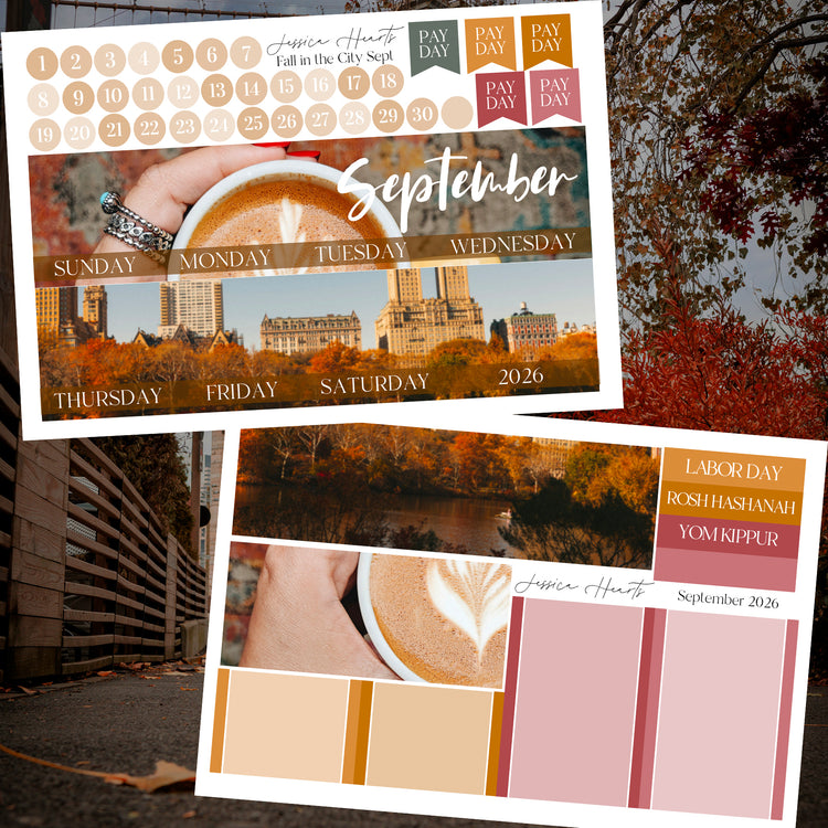 Fall in the City September 2026 Monthly Kit