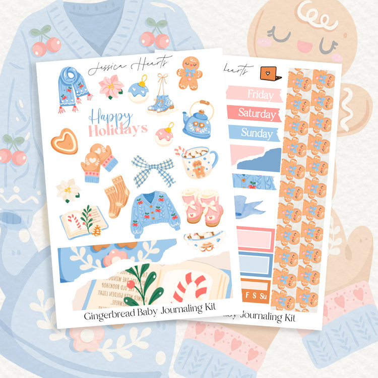Gingerbread Baby Journaling Kit