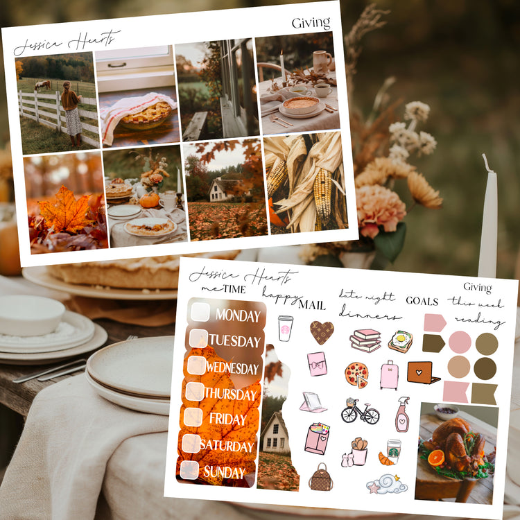Giving Weekly Sticker Kit