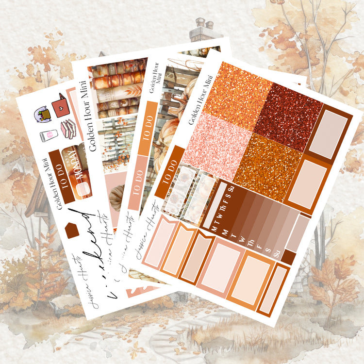 Golden Hour MINI Sticker Kit