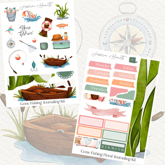 Gone Fishing Journaling Kit