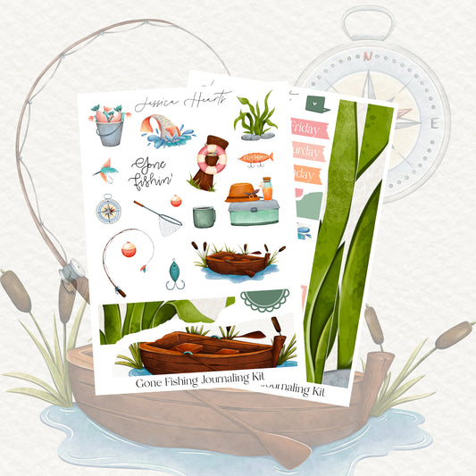 Gone Fishing Journaling Kit