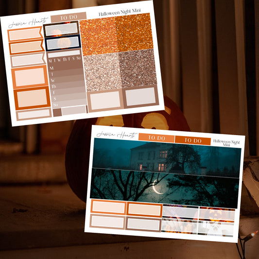 Halloween Night MINI Sticker Kit