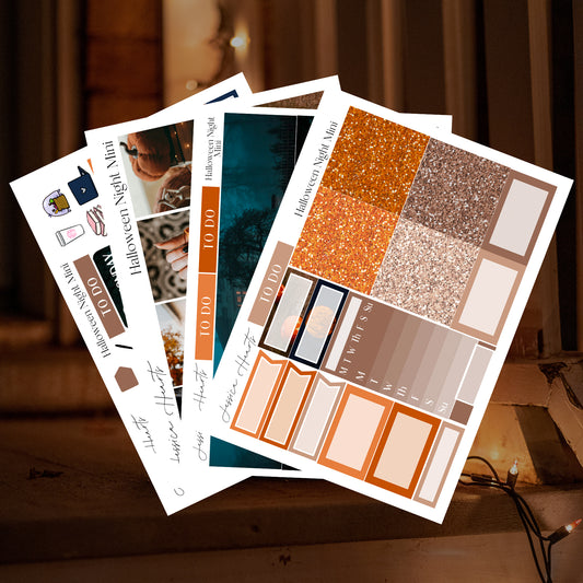 Halloween Night MINI Sticker Kit