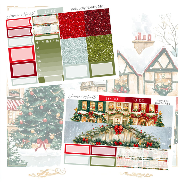 Holly Jolly Holiday MINI Sticker Kit