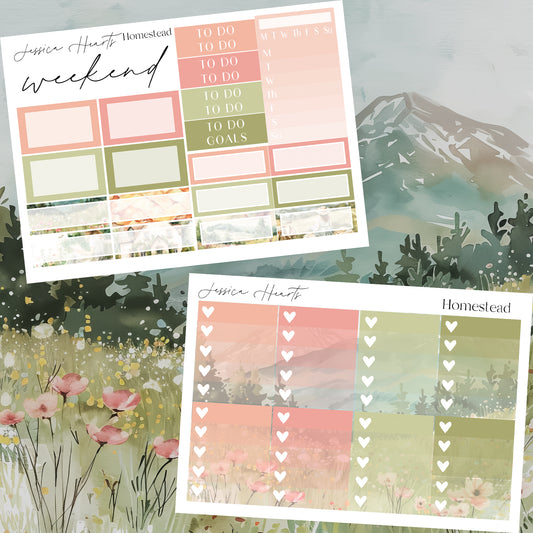 Homestead Weekly Sticker Kit